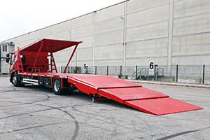 F2PFG Double fixed platform equipment for rescue or transport vehicles